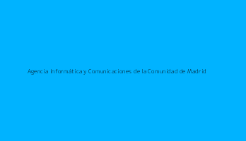 Agencia Informática y Comunicaciones de la Comunidad de Madrid